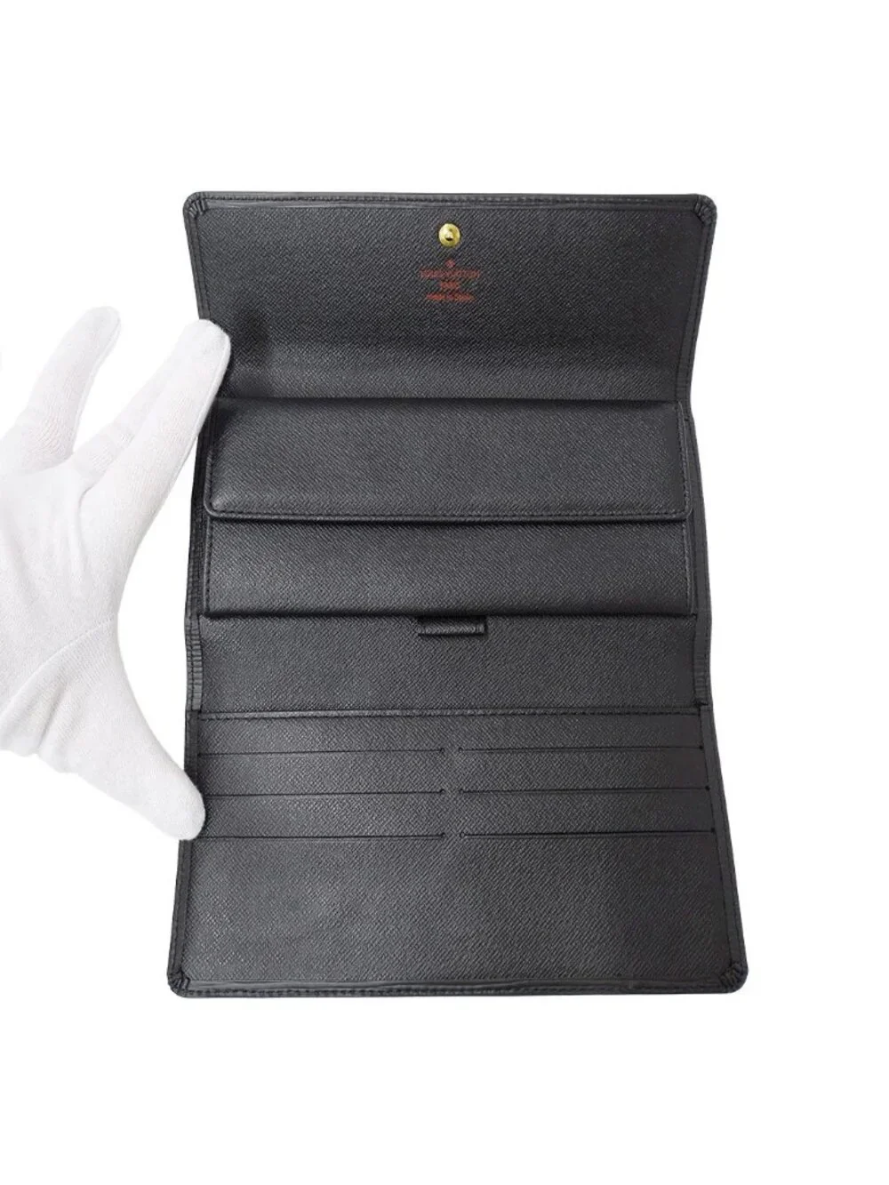 Louis Vuitton Wallet Epi Leather Porto Tresor International Noir Black Large